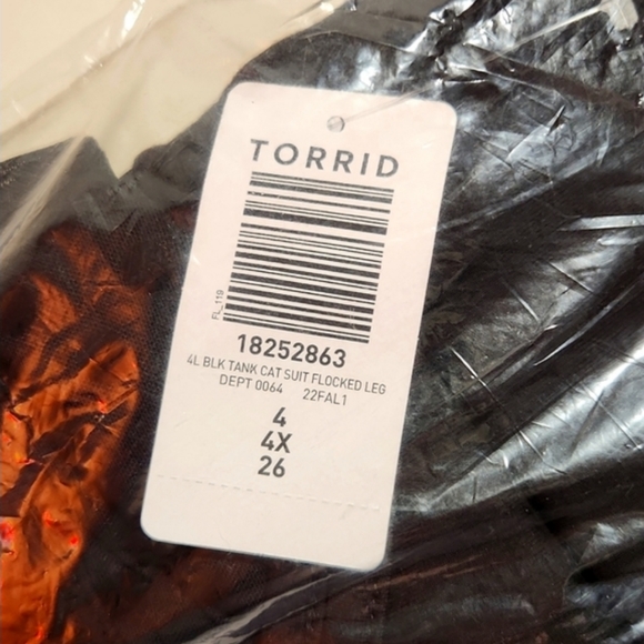 ❤️NWT VINTAGE TORRID CATSUIT - POLKA DOT MESH - PLUS SIZE - Picture 8 of 15